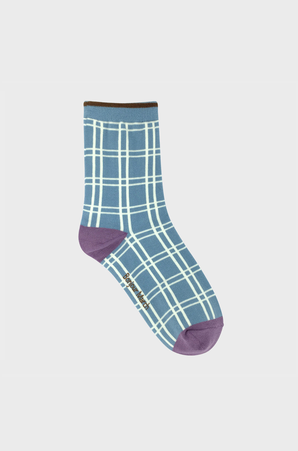 Modern grid socks
