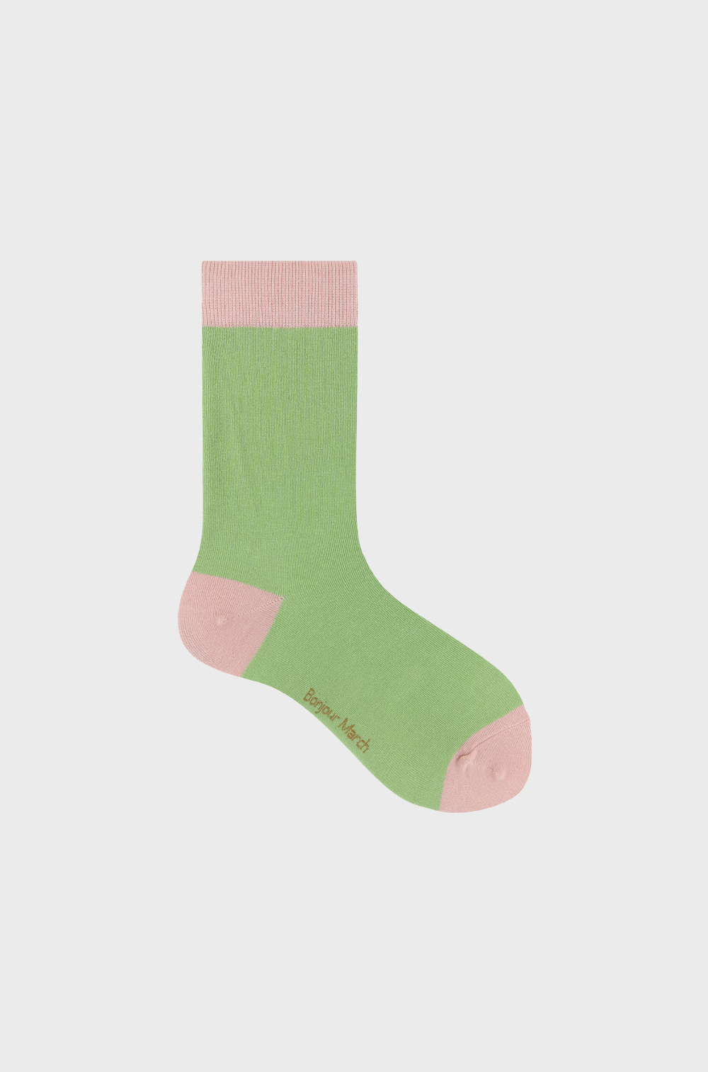 Pair socks_green pink