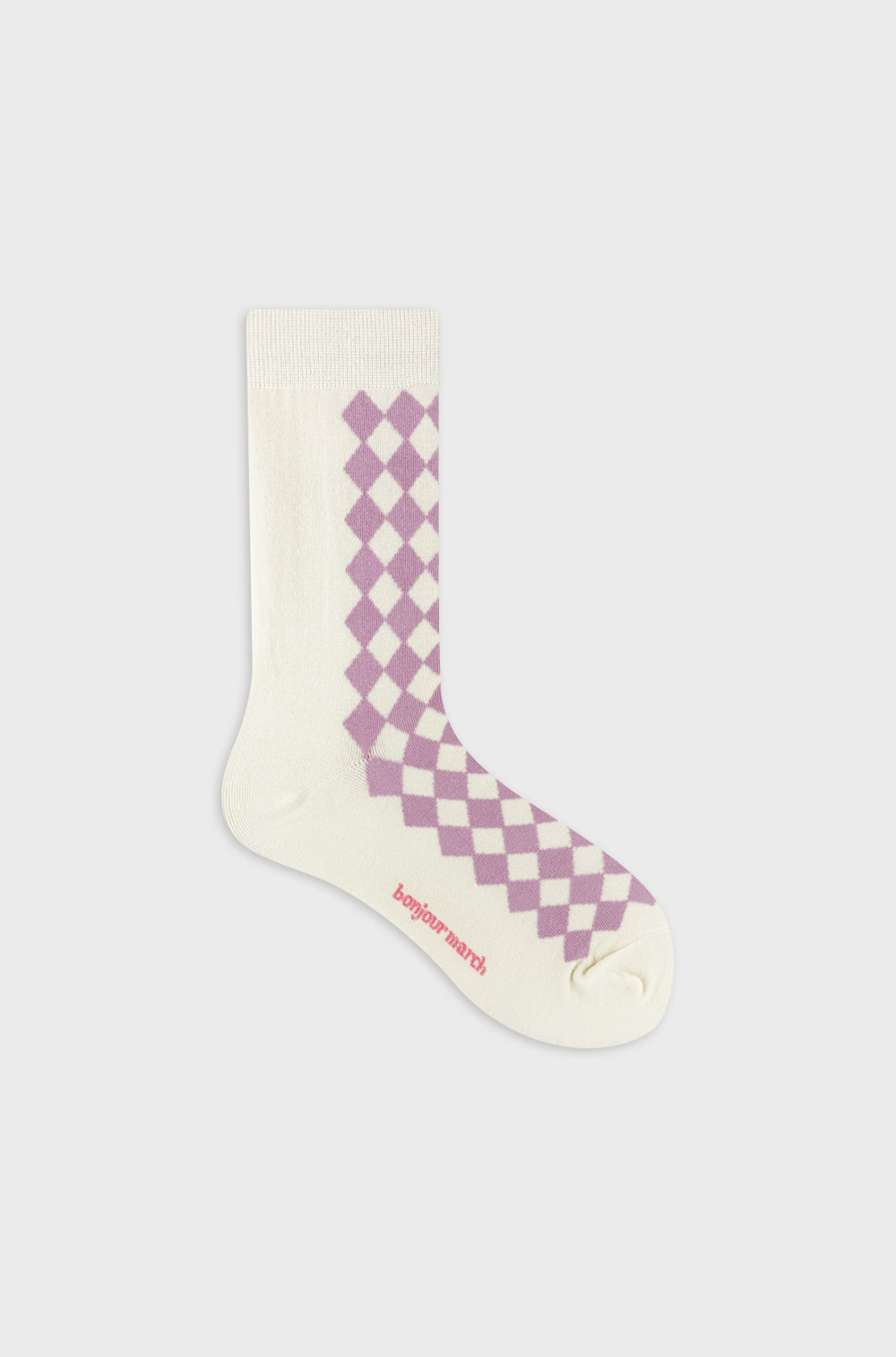 Rhombus socks_violet