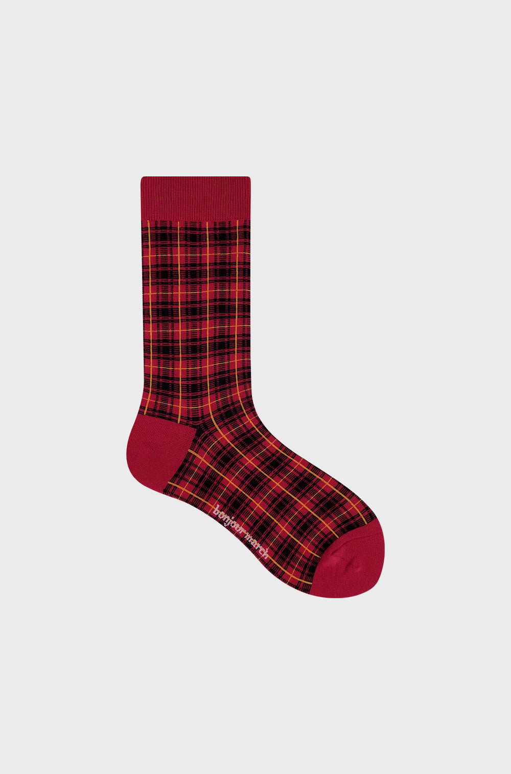 Tartan check socks_red