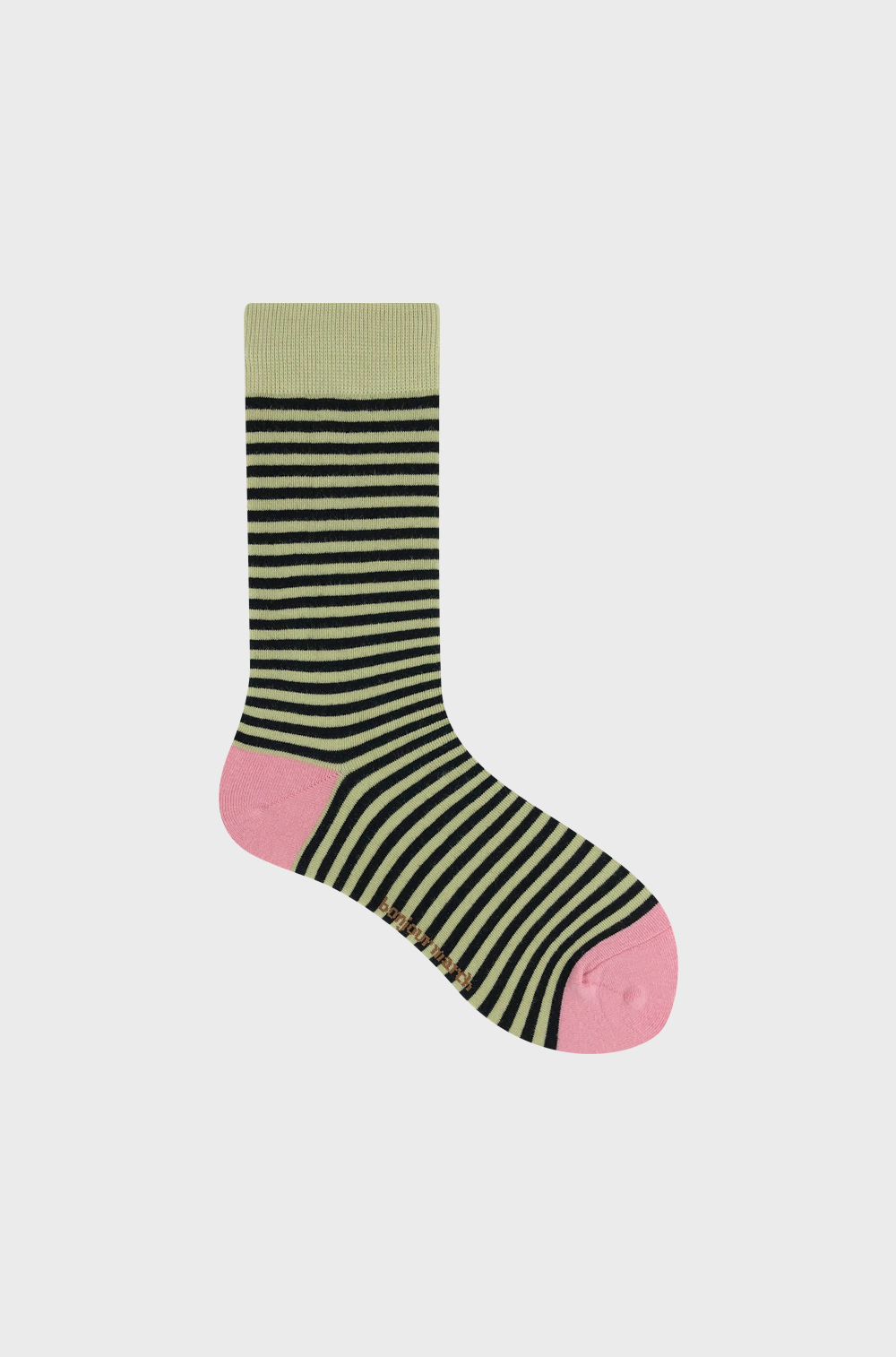 Color stripe socks_green