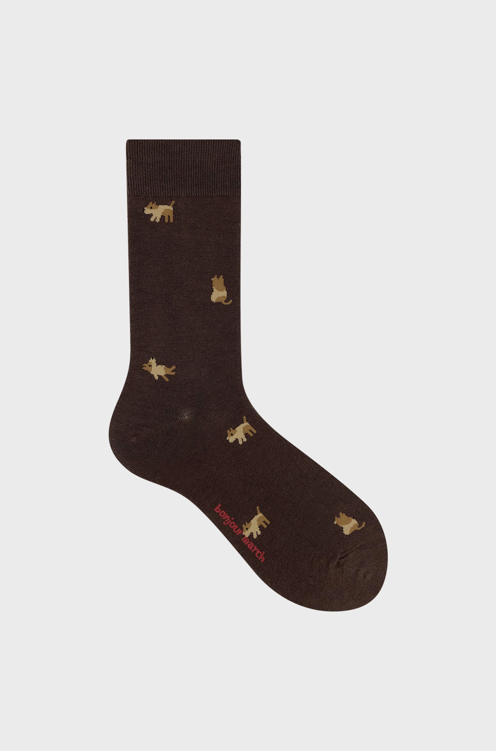 Men&#039;s pattern socks_mocha