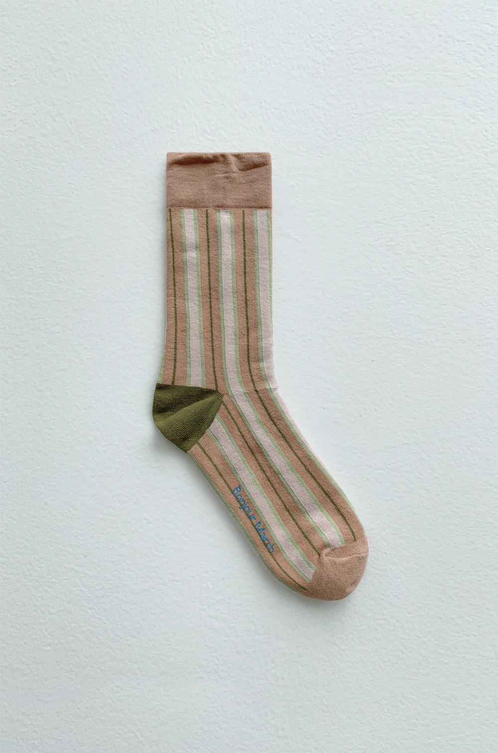 Vertical stripe socks