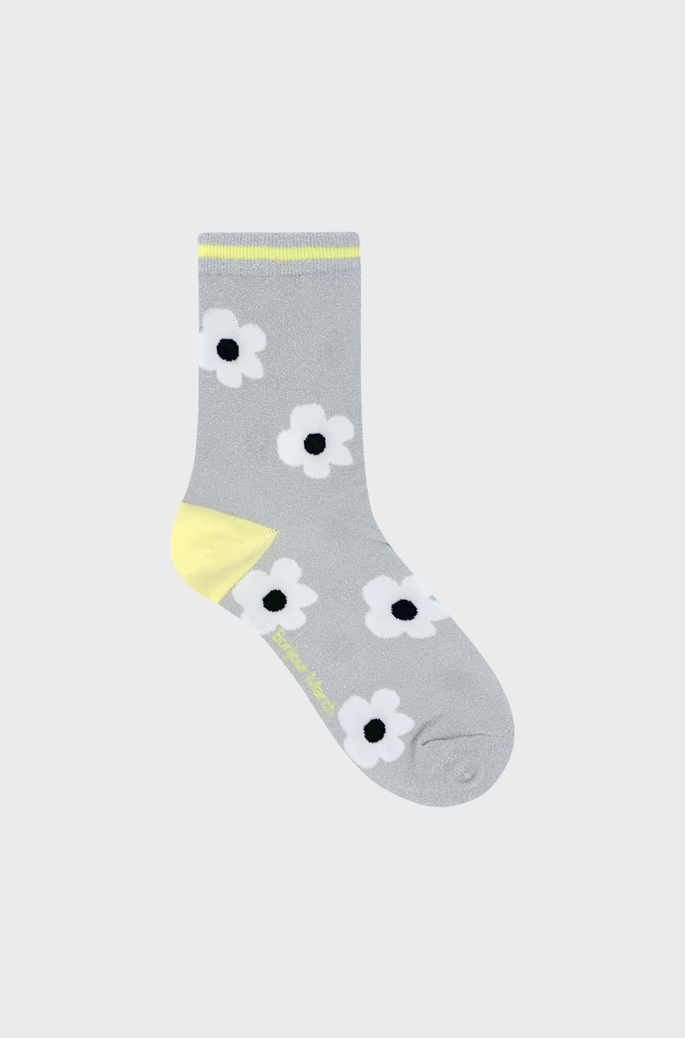 Flower lemon pearl socks