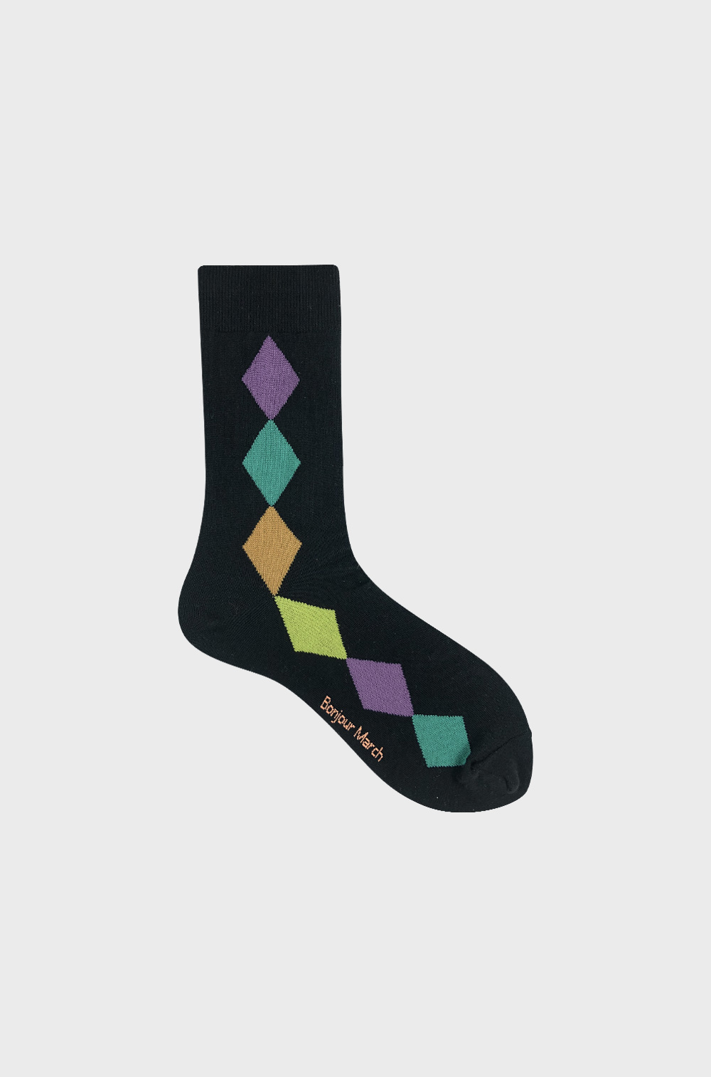 Retro argyle socks