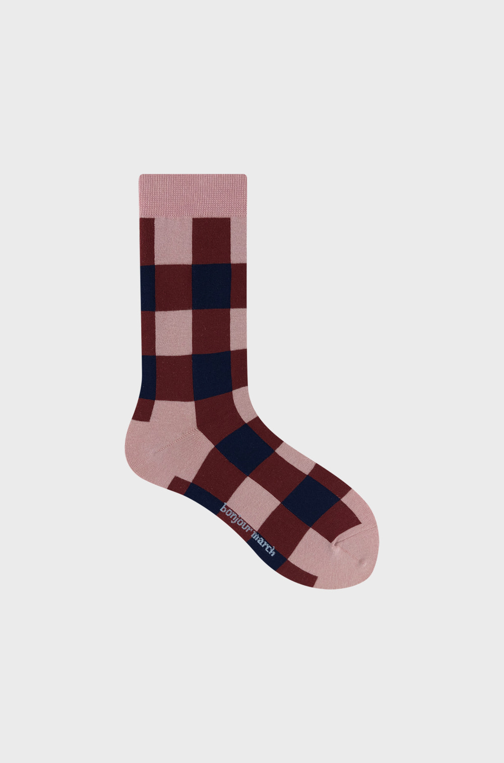 Bulky check socks