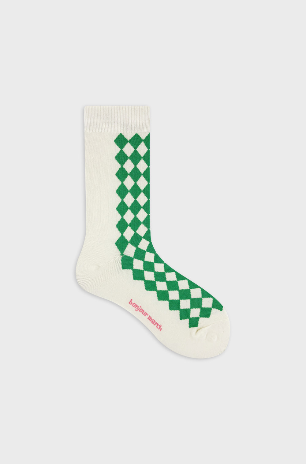 Rhombus socks_green