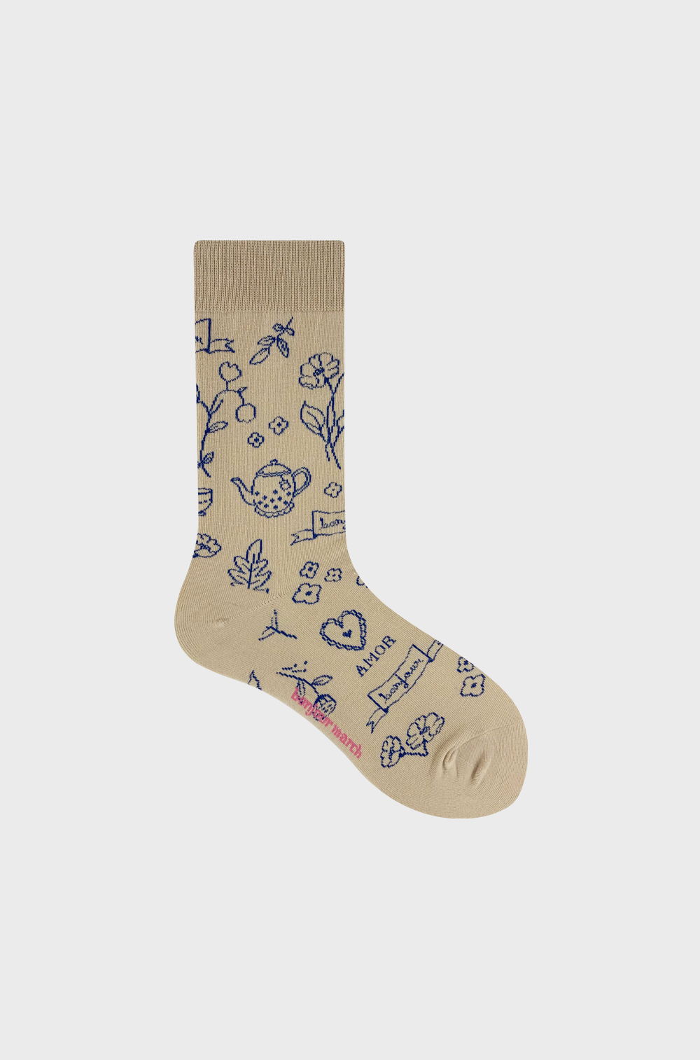 Embroidery socks
